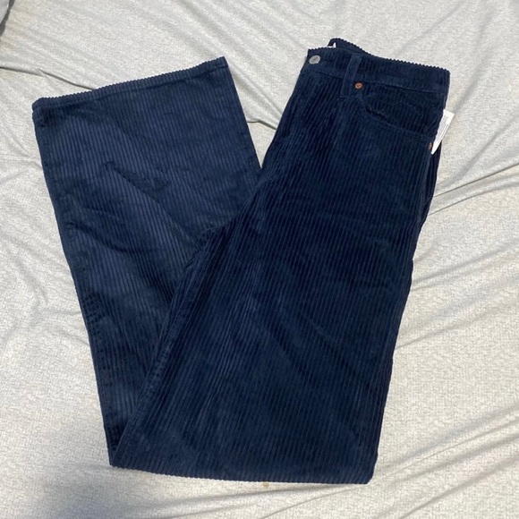 Levi's Denim - Levi's Ribcage Wide Leg Corduroy Jeans